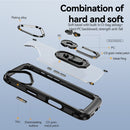 For iPhone 15 Pro Max TPU + PC Lens Protection Phone Case with Ring Holder Stand