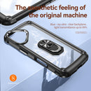 For iPhone 15 Pro Max TPU + PC Lens Protection Phone Case with Ring Holder Stand