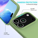 Solid Color Silicone Phone Case, For iPhone 17 Pro Max