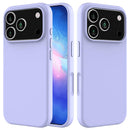 Solid Color Silicone Phone Case, For iPhone 17 Pro Max