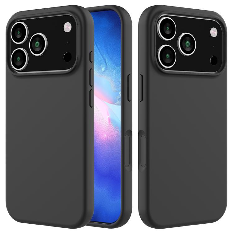 Solid Color Silicone Phone Case, For iPhone 17 Pro Max