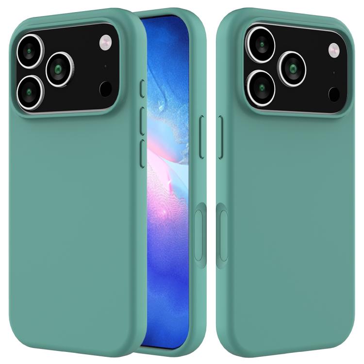 Solid Color Silicone Phone Case, For iPhone 17 Pro Max