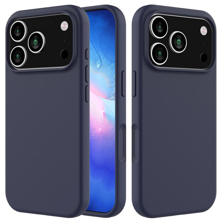 Solid Color Silicone Phone Case, For iPhone 17 Pro Max