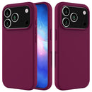 Solid Color Silicone Phone Case, For iPhone 17 Pro Max