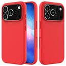 Solid Color Silicone Phone Case, For iPhone 17 Pro Max