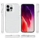 For iPhone 15 Plus Two-colour Shockproof High Transparency TPU Phone Case