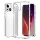 For iPhone 15 Plus Two-colour Shockproof High Transparency TPU Phone Case