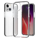 For iPhone 15 Plus Two-colour Shockproof High Transparency TPU Phone Case