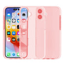 For iPhone 15 Plus Two-colour Shockproof High Transparency TPU Phone Case