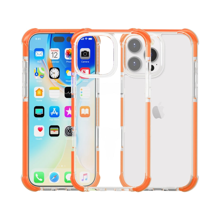 For iPhone 16 Four-corner Shockproof TPU + Acrylic Phone Case