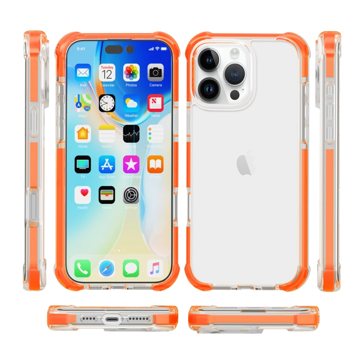 For iPhone 16 Four-corner Shockproof TPU + Acrylic Phone Case