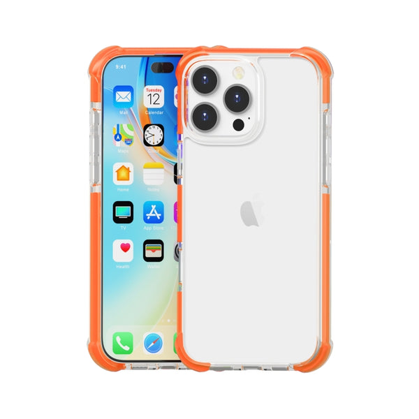 For iPhone 16 Four-corner Shockproof TPU + Acrylic Phone Case