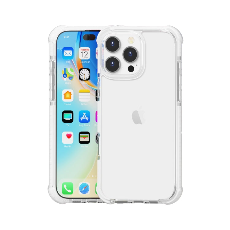 For iPhone 16 Four-corner Shockproof TPU + Acrylic Phone Case