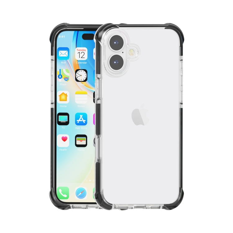 For iPhone 16 Four-corner Shockproof TPU + Acrylic Phone Case