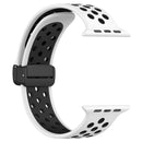 For Apple Watch Series 1-10 Magnetic Buckle Silicone Watch Band