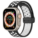 For Apple Watch Series 1-10 Magnetic Buckle Silicone Watch Band