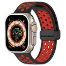 For Apple Watch Series 1-10 Magnetic Buckle Silicone Watch Band