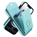 Rhombic Texture Card Bag Phone Case with Long Lanyard, For iPhone 17e / 16e, For iPhone 17 Pro Max, For iPhone 17 Pro