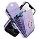 Rhombic Texture Card Bag Phone Case with Long Lanyard, For iPhone 17e / 16e, For iPhone 17 Pro Max, For iPhone 17 Pro