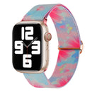 For Apple Watch Series 1-10 Painted Pattern Nylon Replacement Watch Band