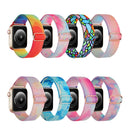 For Apple Watch Series 1-10 Painted Pattern Nylon Replacement Watch Band