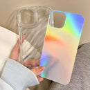 Laser Sequin Waves TPU Phone Case, For iPhone 14 Pro
