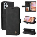 For iPhone 16 Plus Leather Phone Case