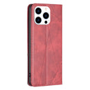Rhombus Texture Magnetic Leather Phone Case, For iPhone 16 Pro Max, For iPhone 16 Pro, For iPhone 16 Plus, For iPhone 16