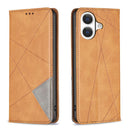 Rhombus Texture Magnetic Leather Phone Case, For iPhone 18 Pro Max/17 Pro Max, For iPhone 18 Pro/17 Pro, For iPhone 17, For iPhone 17 Air