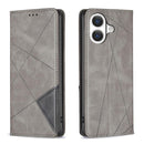 Rhombus Texture Magnetic Leather Phone Case, For iPhone 18 Pro Max/17 Pro Max, For iPhone 18 Pro/17 Pro, For iPhone 17, For iPhone 17 Air