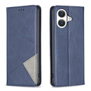 Rhombus Texture Magnetic Leather Phone Case, For iPhone 18 Pro Max/17 Pro Max, For iPhone 18 Pro/17 Pro, For iPhone 17, For iPhone 17 Air