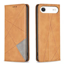 Rhombus Texture Magnetic Leather Phone Case, For iPhone 18 Pro Max/17 Pro Max, For iPhone 18 Pro/17 Pro, For iPhone 17, For iPhone 17 Air