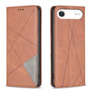 Rhombus Texture Magnetic Leather Phone Case, For iPhone 18 Pro Max/17 Pro Max, For iPhone 18 Pro/17 Pro, For iPhone 17, For iPhone 17 Air