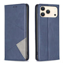 Rhombus Texture Magnetic Leather Phone Case, For iPhone 18 Pro Max/17 Pro Max, For iPhone 18 Pro/17 Pro, For iPhone 17, For iPhone 17 Air