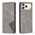 Rhombus Texture Magnetic Leather Phone Case, For iPhone 18 Pro Max/17 Pro Max, For iPhone 18 Pro/17 Pro, For iPhone 17, For iPhone 17 Air