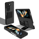 Three-dimensional Folding Holder PC Phone Case, For Galaxy Z Flip7 5G, For Samsung Galaxy Z Flip6 5G, For Samsung Galaxy Z Fold6 5G, For Samsung Galaxy Z Fold5