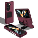 Three-dimensional Folding Holder PC Phone Case, For Galaxy Z Flip7 5G, For Samsung Galaxy Z Flip6 5G, For Samsung Galaxy Z Fold6 5G, For Samsung Galaxy Z Fold5