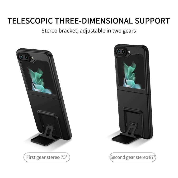 Samsung Galaxy Z Flip 5 Three-dimensional Folding PC Phone Case with stand