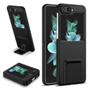 Three-dimensional Folding Holder PC Phone Case, For Galaxy Z Flip7 5G, For Samsung Galaxy Z Flip6 5G, For Samsung Galaxy Z Fold6 5G, For Samsung Galaxy Z Fold5