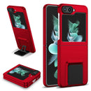 Three-dimensional Folding Holder PC Phone Case, For Galaxy Z Flip7 5G, For Samsung Galaxy Z Flip6 5G, For Samsung Galaxy Z Fold6 5G, For Samsung Galaxy Z Fold5
