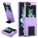 Three-dimensional Folding Holder PC Phone Case, For Galaxy Z Flip7 5G, For Samsung Galaxy Z Flip6 5G, For Samsung Galaxy Z Fold6 5G, For Samsung Galaxy Z Fold5