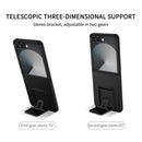 Three-dimensional Folding Holder PC Phone Case, For Galaxy Z Flip7 5G, For Samsung Galaxy Z Flip6 5G, For Samsung Galaxy Z Fold6 5G, For Samsung Galaxy Z Fold5