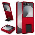 Three-dimensional Folding Holder PC Phone Case, For Galaxy Z Flip7 5G, For Samsung Galaxy Z Flip6 5G, For Samsung Galaxy Z Fold6 5G, For Samsung Galaxy Z Fold5