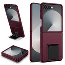 Three-dimensional Folding Holder PC Phone Case, For Galaxy Z Flip7 5G, For Samsung Galaxy Z Flip6 5G, For Samsung Galaxy Z Fold6 5G, For Samsung Galaxy Z Fold5