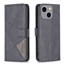Magnetic Buckle Rhombus Texture Leather Phone Case, For iPhone 15 Pro Max, For iPhone 15 Pro, For iPhone 15 Plus, For iPhone 15
