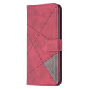 Magnetic Buckle Rhombus Texture Leather Phone Case, For iPhone 16 Pro Max, For iPhone 16 Pro, For iPhone 16 Plus, For iPhone 16