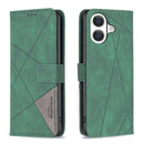 Magnetic Buckle Rhombus Texture Leather Phone Case, For iPhone 18 Pro/17 Pro, For iPhone 18 Pro Max/17 Pro Max, For iPhone 17, For iPhone 17 Air