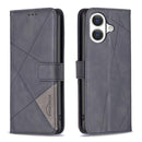 Magnetic Buckle Rhombus Texture Leather Phone Case, For iPhone 18 Pro/17 Pro, For iPhone 18 Pro Max/17 Pro Max, For iPhone 17, For iPhone 17 Air
