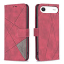 Magnetic Buckle Rhombus Texture Leather Phone Case, For iPhone 18 Pro/17 Pro, For iPhone 18 Pro Max/17 Pro Max, For iPhone 17, For iPhone 17 Air