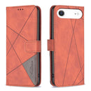 Magnetic Buckle Rhombus Texture Leather Phone Case, For iPhone 18 Pro/17 Pro, For iPhone 18 Pro Max/17 Pro Max, For iPhone 17, For iPhone 17 Air